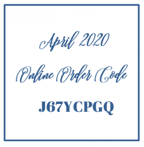 Stampin' Up! April 2020 Online Order Code