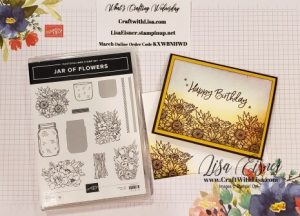 Stampin' Up! Jar of Flowers
